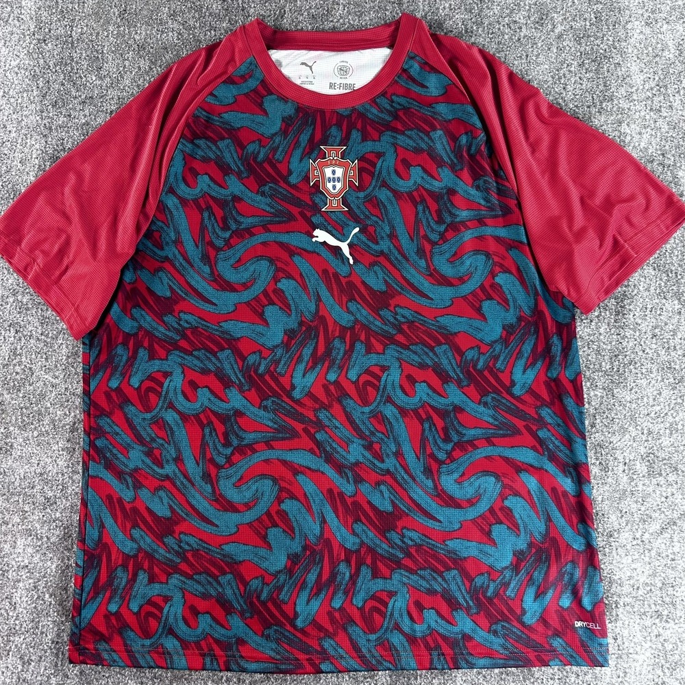 Puma Portugal Warm Up Jersey 26 Red Prematch Shirt World Cup Warm Up Jersey XL